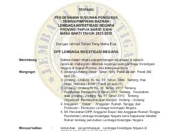 Langkah Cepat DPP LIN: Jackson Sambow Resmi Nahkodai Papua Barat Daya