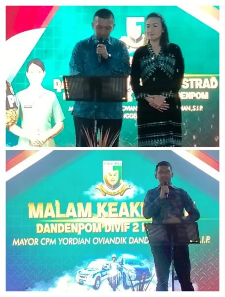 Dandenpon divisi 2 Kostrad resmi di jabat Mayor CPM Yordian Oviandik Dandel, S.S.T.Han., S.I.P.