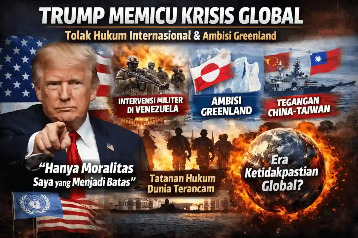 Trump Tolak Hukum Internasional, “Hanya Moralitas Saya yang Menjadi Batas”