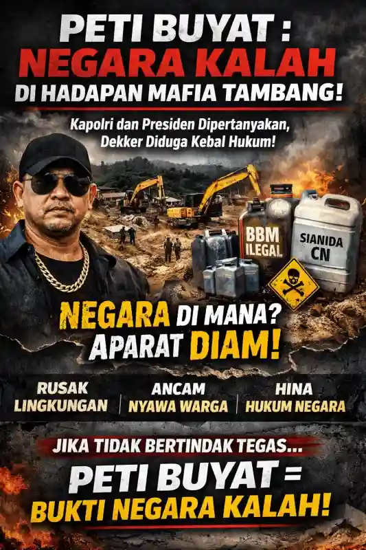 PETI Buyat Disorot Keras: Ketika Negara Dituding Kalah di Hadapan Mafia Tambang