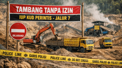 Oknum AS Alias Ali Diduga Nekat Beraktivitas PETI di Dalam IUP KUD Perintis, RKAB Mati Bertahun-tahun