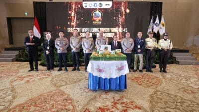 Polda Jatim Peringati HUT Satpam ke-45 Luncurkan Layanan Polisi Penolongku