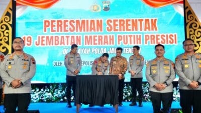Kapolri Resmikan 19 Jembatan Merah Putih Presisi, Komitmen Tindaklanjuti Arahan Presiden Prabowo