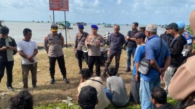 Polres Bangka Barat Minta Penambang Kosongkan Perairan Limbung Mentok