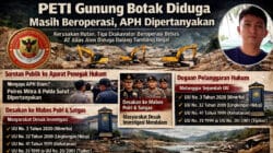 PETI Gunung Botak Diduga Masih Beroperasi, APH Dipertanyakan