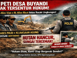 Hukum Dipertanyakan: PETI Desa Buyandi Terus Beroperasi, AT Alias Vian dan RL Alias Ricat Tak Tersentuh