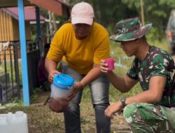 Seteguk Air, Sejuta Makna: Kedekatan Warga dan TNI di Lokasi TMMD