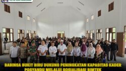 Babinsa Bukit Biru Dukung Peningkatan Kapasitas Kader Posyandu Melalui Sosialisasi Bimtek