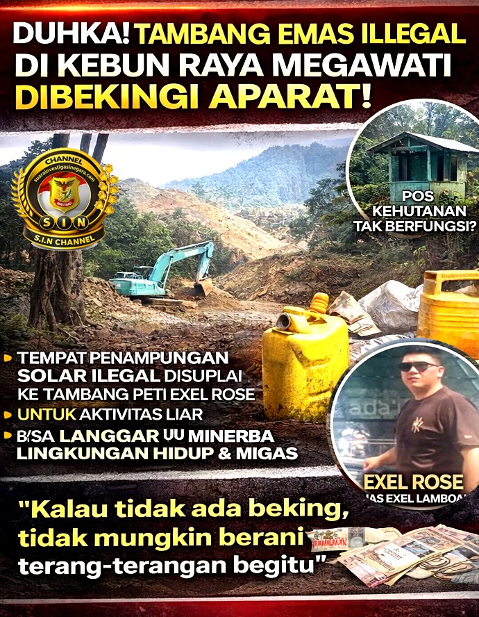 “GILA! SOLAR ILEGAL & PETI DI RATATOTOK DIDUGA DIKENDALIKAN EXEL ROSE—APARAT DIAM, KAPOLRES & KAPOLSEK LAYAK DICOPOT?”
