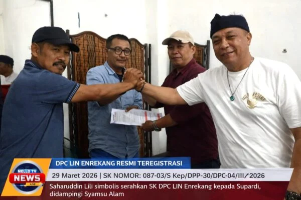 DPC LIN Enrekang Resmi Diregistrasi, Ketua Umum Serahkan SK Melalui DPD Sulsel