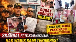 SKANDAL PELAYANAN! Surat Audiensi Diduga Dihilangkan, Sengketa Lahan Ahli Waris Pakkihadji Seret PT Telkom Regional 5 Makassar