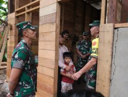 Tim Wasev Sterad Tinjau Progres RTLH di Kampung Linggang Amer, Warga Haru dan Sampaikan Terima Kasih