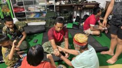 Tradisi dan Kebersamaan Satukan Satgas TMMD dengan Warga Tering Lama