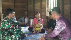 Dansatgas TMMD Kunjungi Rumah Warga Penerima Bantuan RTLH di Linggang Amer