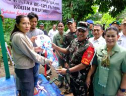 Rumah Baru dari TMMD, Keluarga Herwanto Menangis Haru Saat Dikunjungi Danrem 091/ASN