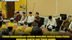 Penuh Kebersamaan Dandim 0906/kkr Adakan Buka Puasa Bersama Santri dan Tokoh Agama