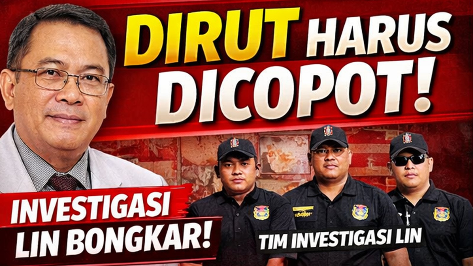 LIN DESAK! Dirut RSUP Kandou Harus Dicopot Terkait Dugaan Skandal Vendor