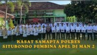 Kasat Samapta Polres Situbondo Jadi Pembina Apel di MAN 2, Tegaskan Larangan Balap Liar