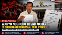 Wahyu Nugroho Resmi Adukan Pengembang Berinisial M ke Polisi, Kasus Dugaan Pencemaran Nama Baik di Bangil Memanas