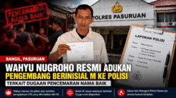 Wahyu Nugroho Resmi Adukan Pengembang Berinisial M ke Polisi, Kasus Dugaan Pencemaran Nama Baik di Bangil Memanas