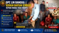 DPC LIN Bangka Salurkan Bantuan Sembako untuk Lansia Tak Mampu, Ketum DPP LIN Beri Apresiasi Tinggi