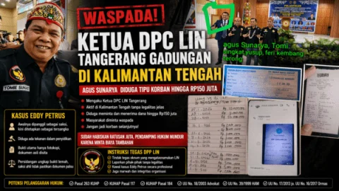 Kasus Eddy Petrus Kian Memanas: Dugaan Kriminalisasi, Beban Biaya Hukum, hingga Muncul Ketua LIN Gadungan
