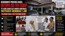 FADJRI Plt. Kepala Diskominfo Provinsi Babel Kabur Saat Ingin Ditemui Masyarakat