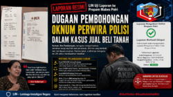 LIN Uji Laporan ke Propam Mabes Polri, Dugaan Pembohongan Oknum Perwira dalam Kasus Jual Beli Tanah Disorot