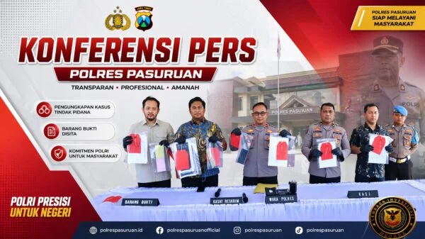 Polres Pasuruan Bongkar Tambang Andesit Ilegal di Purwosari, 5 Orang Jadi Tersangka