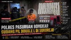 Polres Pasuruan Bongkar “Gudang” Pil Double L di Sukorejo, Ribuan Butir dan Sabu Diamankan