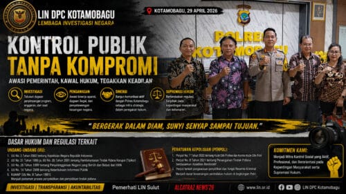 LIN DPC Kotamobagu Perkuat Peran Kontrol Publik, Siap Kawal Kinerja Pemerintah dan Polres