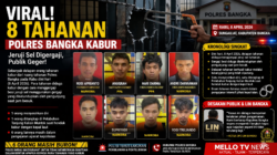 VIRAL! 8 TAHANAN POLRES BANGKA KABUR, DIDUGA GERGAJI JERUJI SEL — PUBLIK GEMPAR
