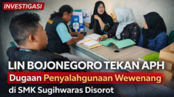 LIN Bojonegoro Tekan APH, Dugaan Penyalahgunaan Wewenang di SMK Sugihwaras Disorot