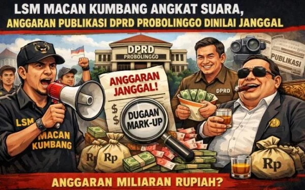 LSM Macan Kumbang Desak Keterbukaan Anggaran Jasa Media DPRD Probolinggo