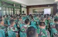 Babinsa Kodim Bojonegoro ikuti Penyuluhan Kesehatan Tentang Bahaya Penyalahgunaan Narkoba