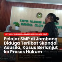 Pelajar SMP di Jombang Diduga Terlibat Kasus Asusila, Pria Dewasa Berpotensi Dijerat Hukum