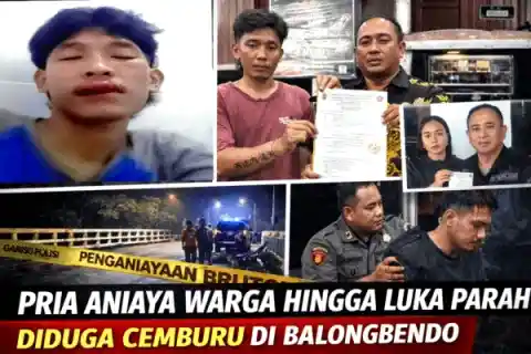 Cemburu Berujung Brutal! Seorang Pria di Sidoarjo Hajar Korban hingga Terluka