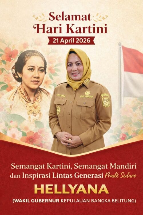 Hari Kartini, Wakil Gubernur Bangka Belitung Dorong Perempuan Berperan dalam Pembangunan Provinsi kepulauan Bangka Belitung Tercinta