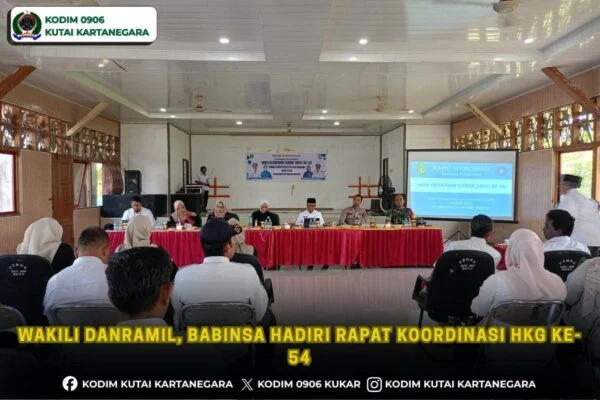 Wakili Danramil, Babinsa Hadiri Rapat Koordinasi HKG ke-54