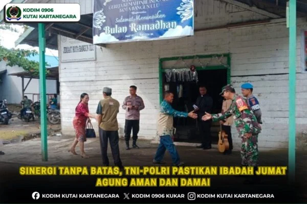 Sinergi Tanpa Batas, TNI-Polri Pastikan Ibadah Jumat Agung Aman dan Damai