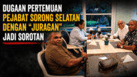 Dugaan Pertemuan Pejabat Sorong Selatan dengan “Juragan” Jadi Sorotan, LIN Papua Barat Daya Pertanyakan Momentum di Tengah Pemeriksaan Keuangan