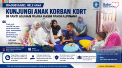 Wagub Babel Hellyana Tersentuh Melihat Kondisi Gavriel, Anak Korban KDRT di Pangkalpinang