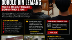 Sidang Perdana Gugatan Ahli Waris Dobolo Bin Lemang Digelar, Seluruh Tergugat Mangkir!