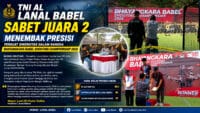 Pangkalan TNI Angkatan Laut Bangka Belitung Raih Juara 2 Menembak Presisi di Bhayangkara Babel Shooting Championship 2026