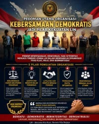 PEDOMAN UTAMA ORGANISASI: KEBERSAMAAN DEMOKRATIS JADI PILAR KEKUATAN LIN