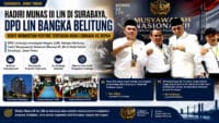 Hadiri Munas III LIN di Surabaya, DPD LIN Bangka Belitung Sebut Momentum Penting Tentukan Arah Lembaga ke Depan