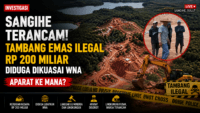INVESTIGASI KHUSUS: Tambang Emas Ilegal Rp200 Miliar di Sangihe — Jejak WNA dan Misteri Pembiaran Aparat