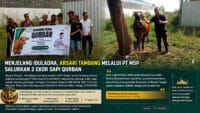 Menjelang Iduladha, Arsari Tambang Melalui PT MSP Salurkan 2 Ekor Sapi Kurban untuk Lembaga dan Insan Pers