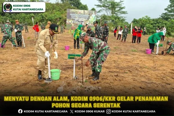 Menyatu Dengan Alam, Kodim 0906/kkr Gelar Penanaman Pohon Secara Serentak ‎