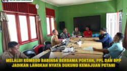 Melalui Komsos Babinsa Bersama Poktan, PPL dan BPP Jadikan Langkah Nyata Dukung Kemajuan Petani